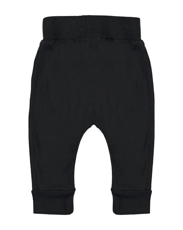 Kids Atelier-Molo-Black Organic Baby Trousers