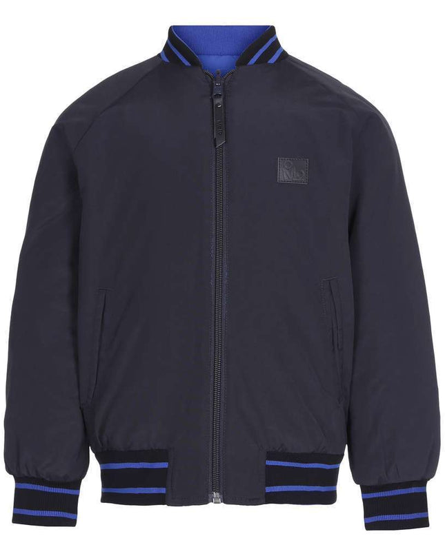 Kids Atelier-Molo-Han Black/Blue Reversible Jacket