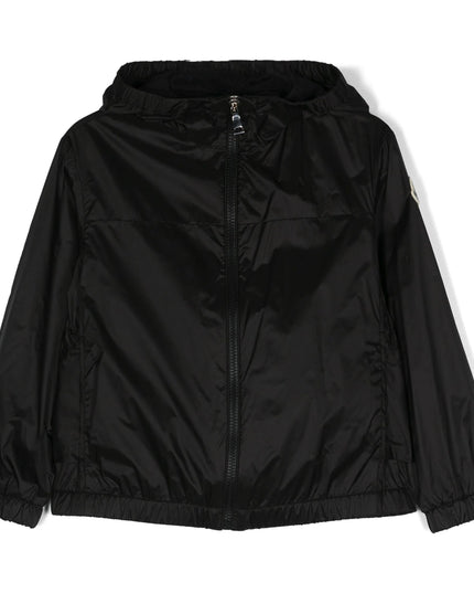 Kids Atelier-Moncler-Kid Boy Black Owara Jacket