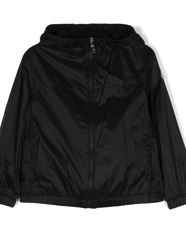 Kids Atelier-Moncler-Kid Boy Black Owara Jacket
