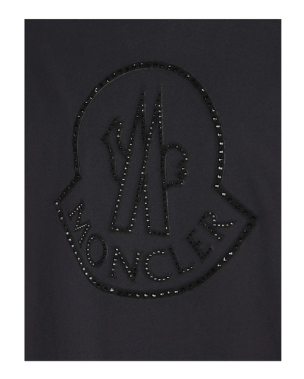 Kids Atelier-Moncler-Logo Patch Crewneck T-shirt