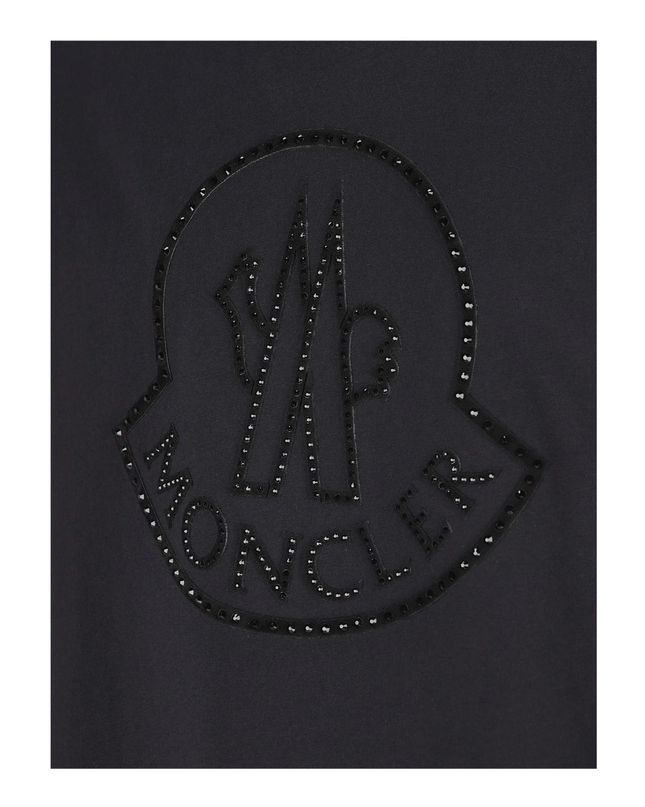 Kids Atelier-Moncler-Logo Patch Crewneck T-shirt