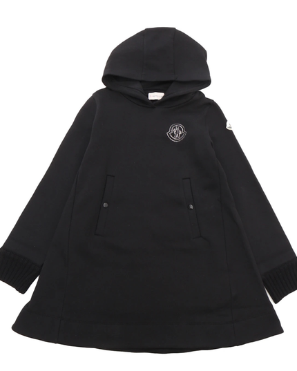 Kids Atelier-Moncler-Black Jacket Dress
