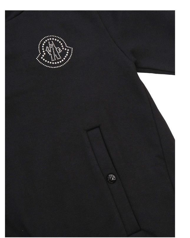 Kids Atelier-Moncler-Black Jacket Dress