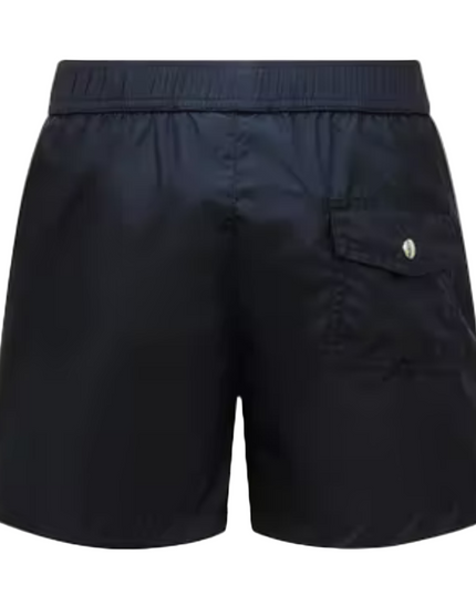 Kids atelier-Moncler-Tricolor-Trimmed Swim Shorts