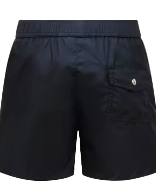 Kids atelier-Moncler-Tricolor-Trimmed Swim Shorts