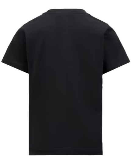 Kids Atelier-Moncler-Optical Logo Cotton T-Shirt