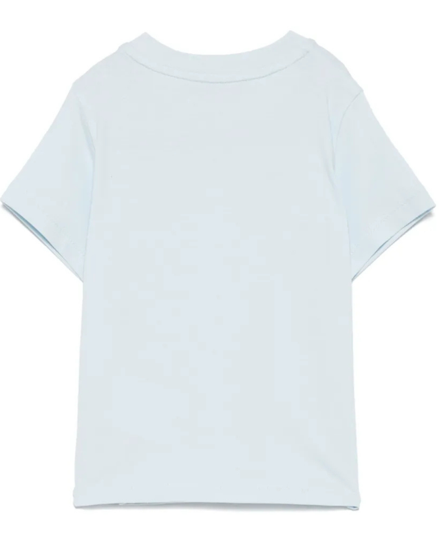 Kids Atelier-Moncler-Logo Print Short Sleeve T-Shirt