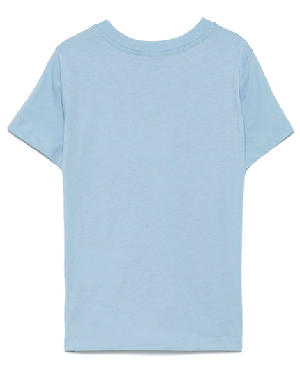 Kids Atelier-Moncler-Logo Print Short Sleeve t-Shirt