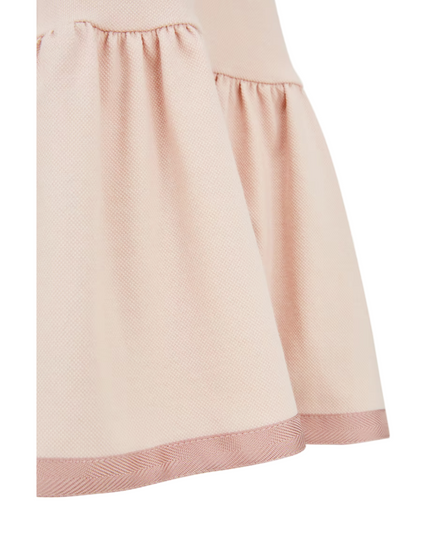 Kids Atelier-Moncler-Cotton Piquet Polo Shirt Dress