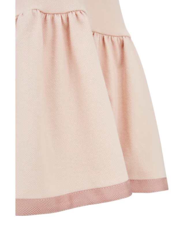 Kids Atelier-Moncler-Cotton Piquet Polo Shirt Dress