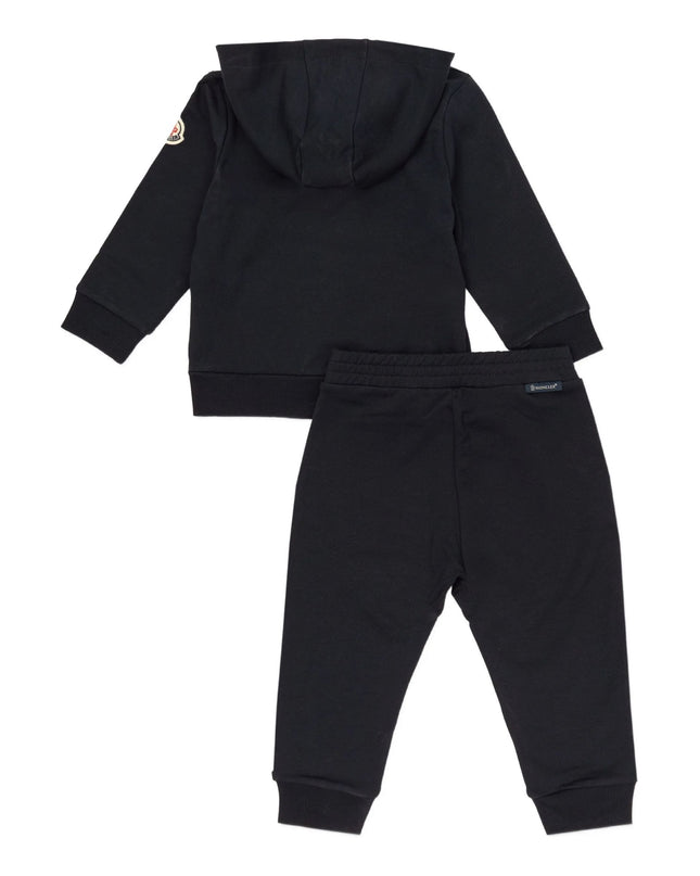 Kids Atelier-Moncler- Embroidered Teddy Logo Cotton Tracksuit Set