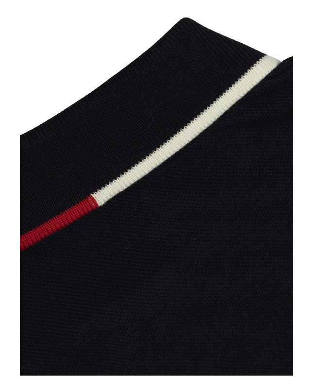 Kids Atelier-Moncler-Cotton Piquet Polo Shirt