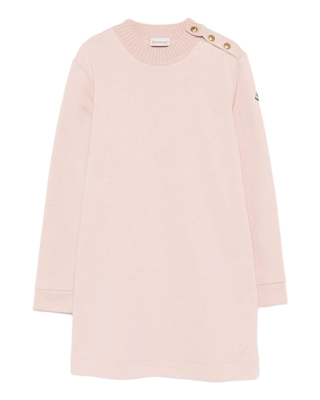 Kids Atelier-Moncler-Cotton Sweatshirt Dress