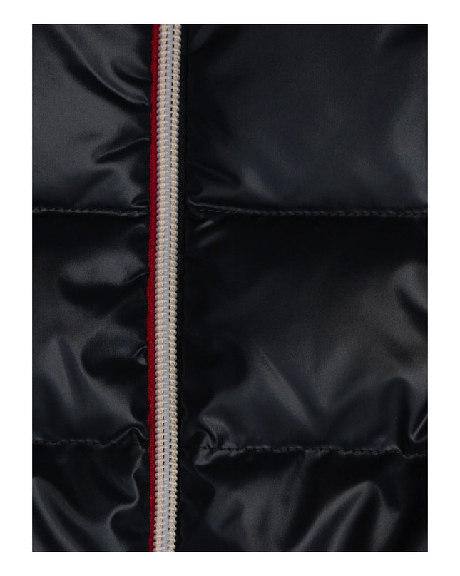 Kids Atelier-Moncler-Padded Wool Zip-Up Cardigan