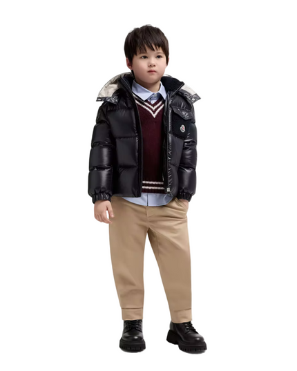 Kids Atelier-Moncler-Yule Hooded Down Jacket