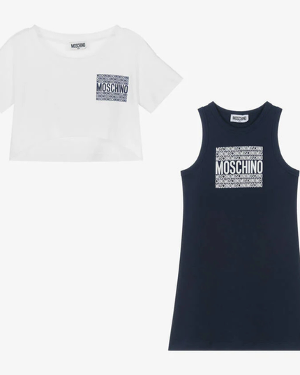 Kids Atelier-Moschino-T-Shirt and Dress Set