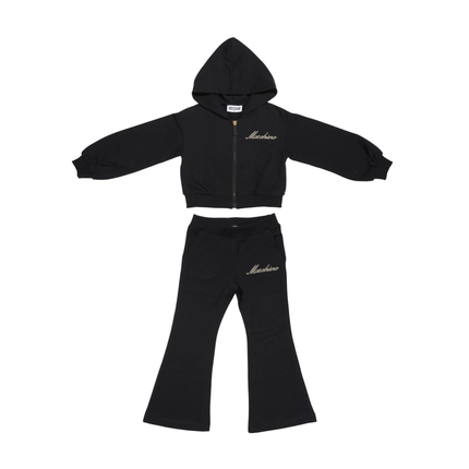 Kids Atelier-Moschino-Black Tracksuit Set