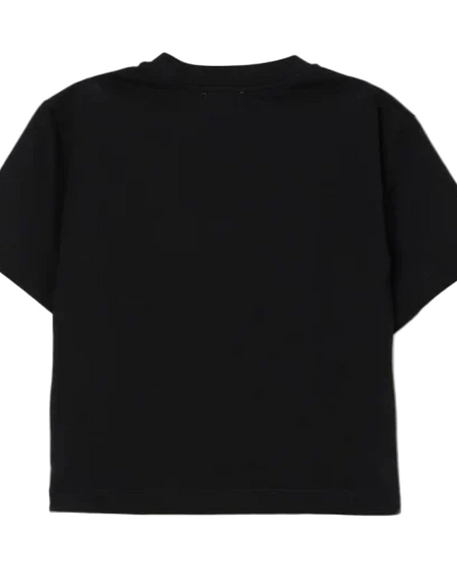 Kids Atelier-Moschino-Biker Toy Black T-Shirt