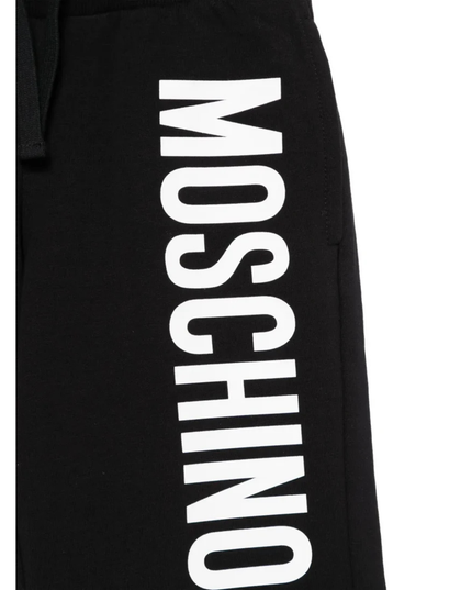 Kids Atelier-Moschino-Black Bermuda Shorts