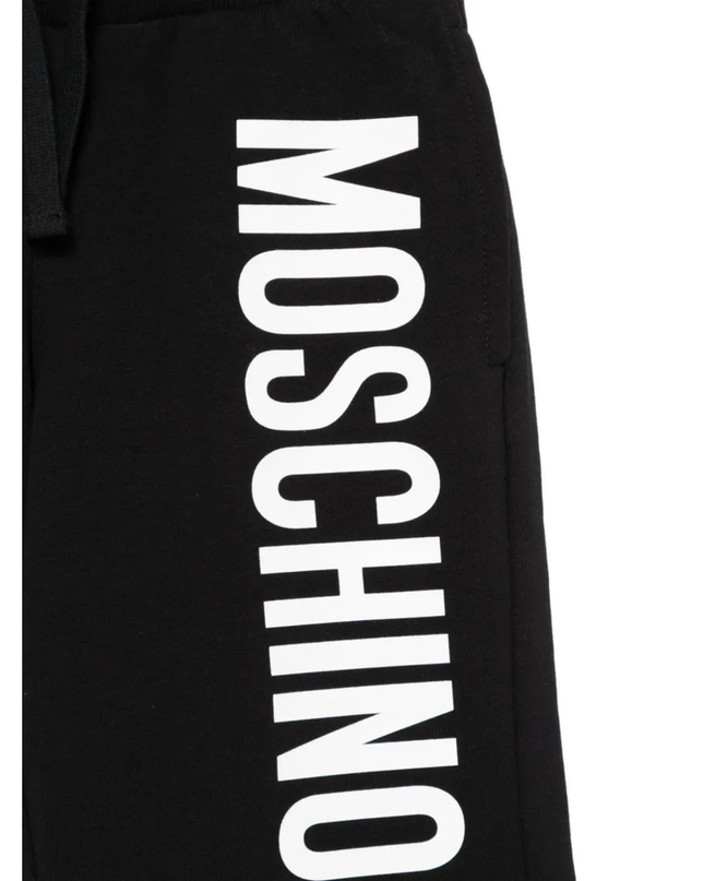 Kids Atelier-Moschino-Black Bermuda Shorts