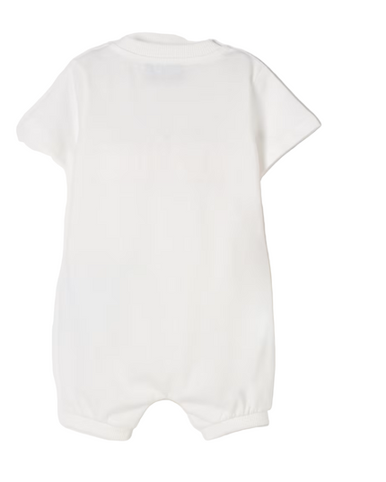 Kids Atelier-Moschino-Bear Logo Print Romper