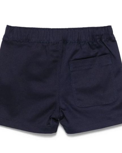 Kids Atelier-Moschino-Navy Teddy Bear Shorts