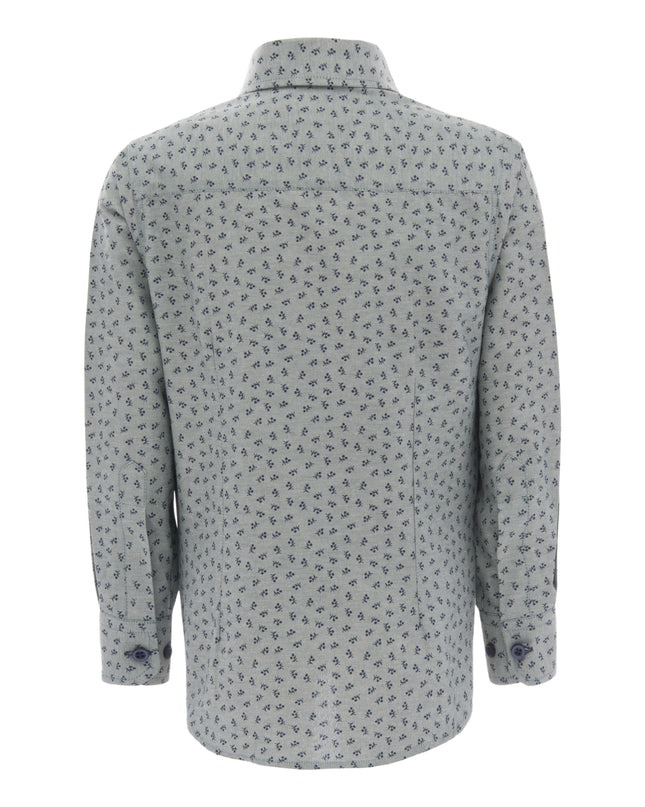 kids-atelier-moustache-kid-baby-boy-green-dandelion-print-dress-shirt-22m08-green