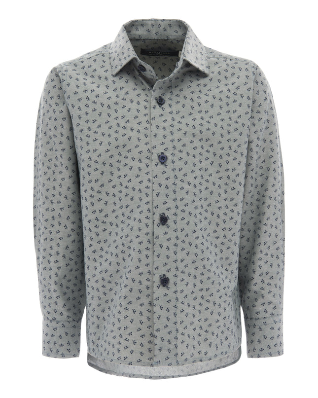 kids-atelier-moustache-kid-baby-boy-green-dandelion-print-dress-shirt-22m08-green