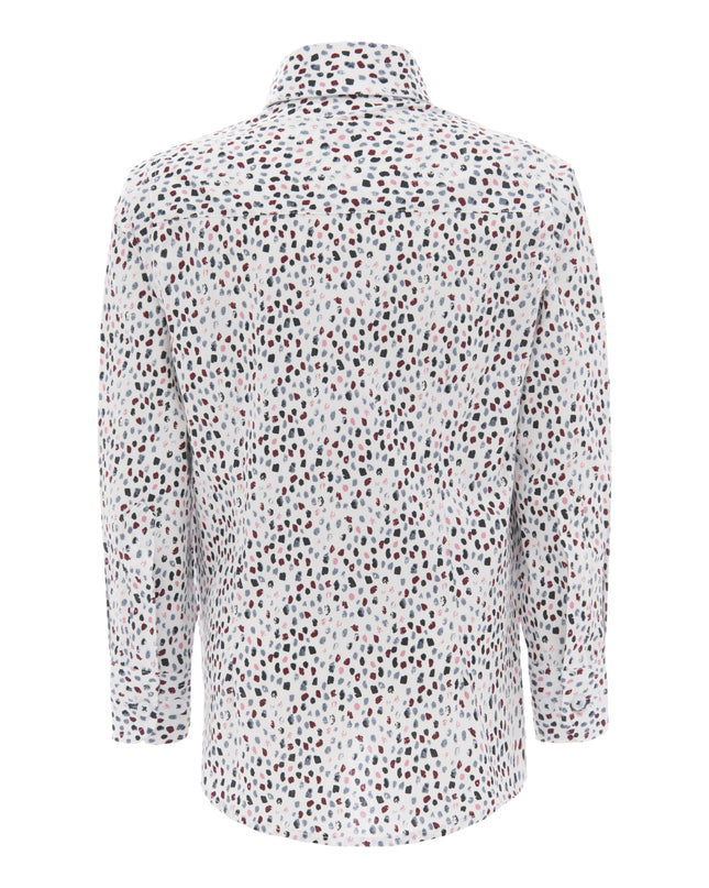 kids-atelier-moustache-kid-baby-boy-white-pebble-print-dress-shirt-22m11-white