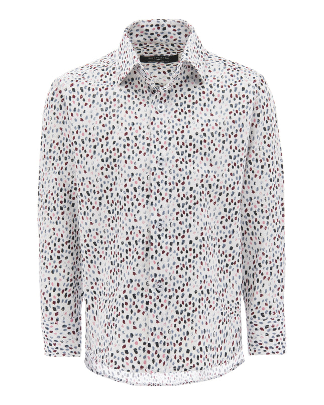 kids-atelier-moustache-kid-baby-boy-white-pebble-print-dress-shirt-22m11-white