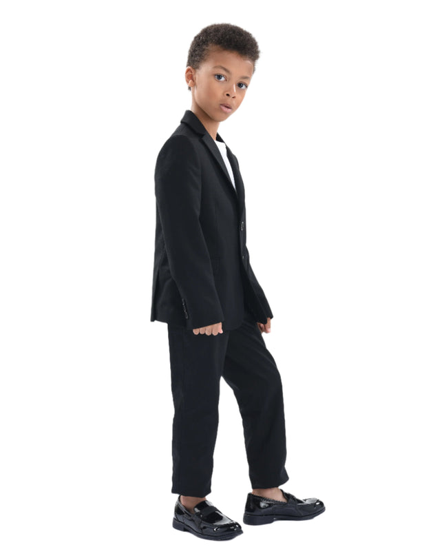 kids-atelier-moustache-kid-boy-baby-black-twill-peak-lapel-blazer-22m20-black