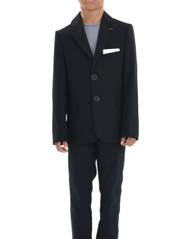 kids-atelier-moustache-kid-boy-baby-black-twill-peak-lapel-blazer-22m20-black