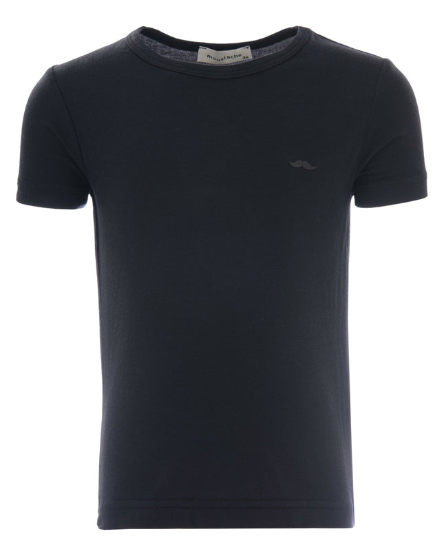 kids-atelier-moustache-kid-boy-black-solid-cotton-t-shirt-320709-black