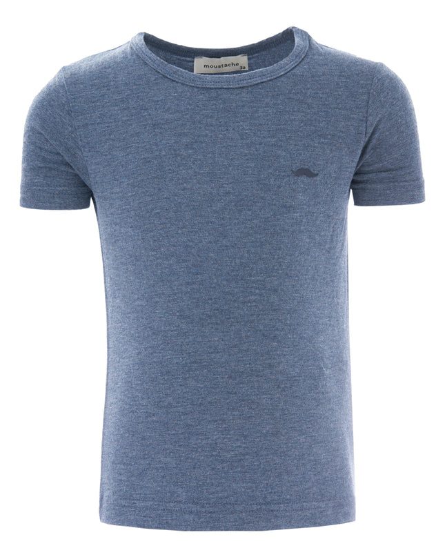kids-atelier-moustache-boy-kid-blue-melange-solid-cotton-t-shirt-320709-blue-melange