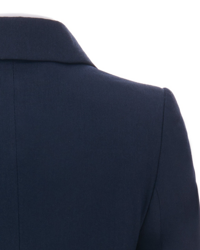 kids atelier moustache Navy Peak Lapel Suit