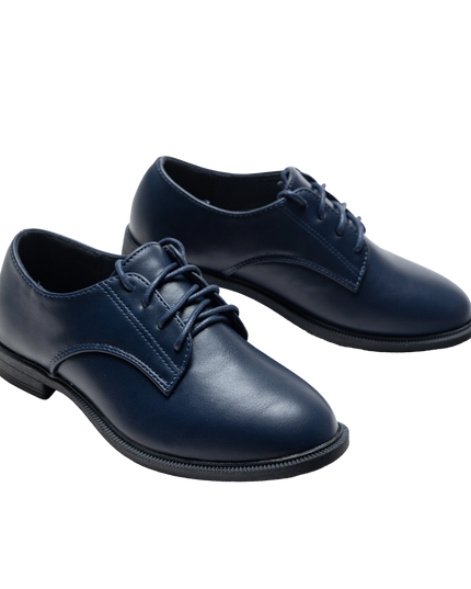 Navy Derby Dress Shoes