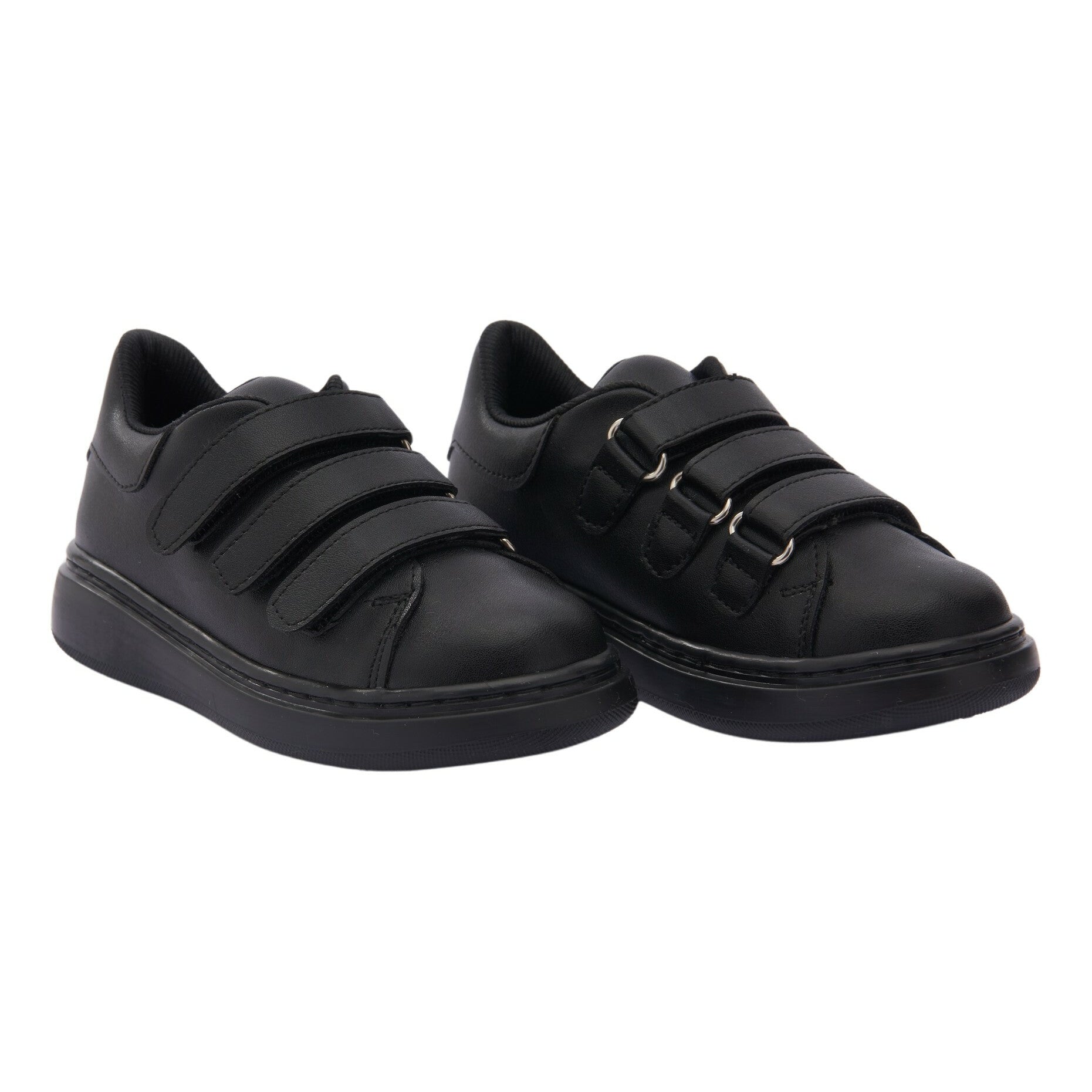 Sports Shoes Tracer Shoes Black Velcro Trainers For School Propet