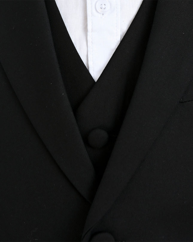 Black Peak Lapel Tuxedo Set