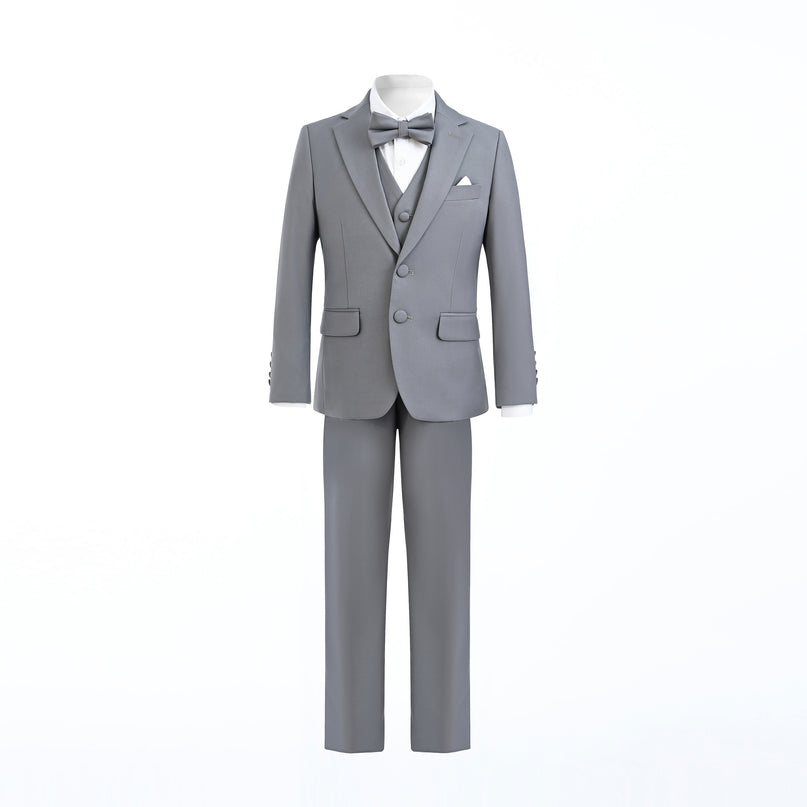 Light Gray Peak Lapel Tuxedo Set