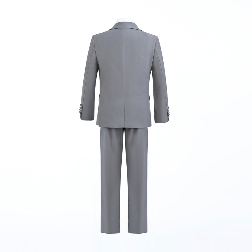 Light Gray Peak Lapel Tuxedo Set