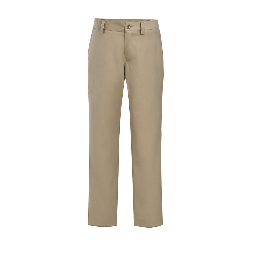 Beige Formal Dress Pants