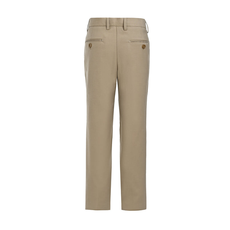 Beige Formal Dress Pants