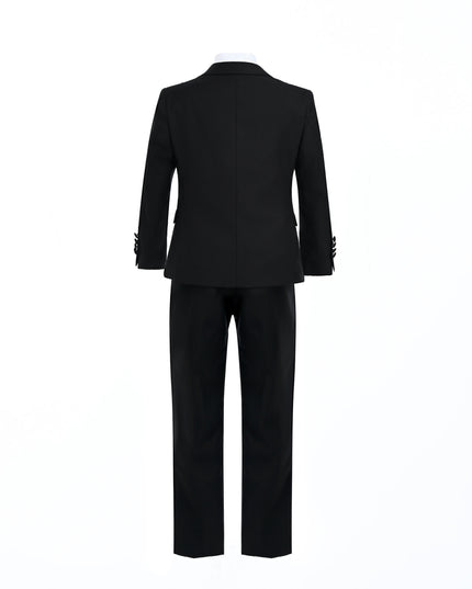 Black Shawl Lapel Wool Suit