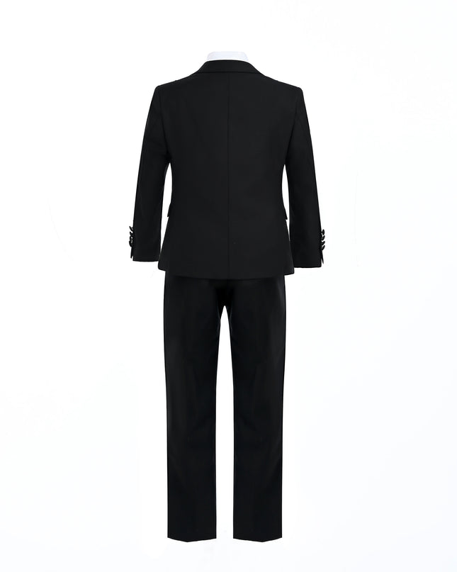 Black Shawl Lapel Wool Suit