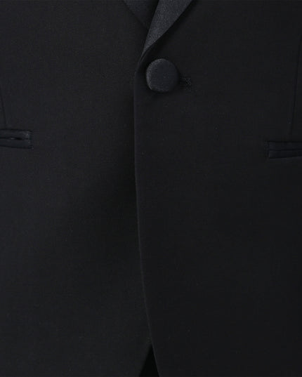 Black Moustache Shawl Lapel Tuxedo Set