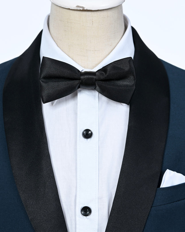 Navy Moustache Shawl Lapel Tuxedo Set