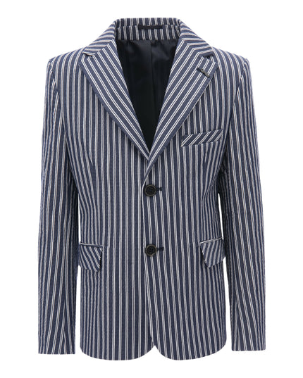 kids-atelier-moustache-Navy Double Striped Blazer