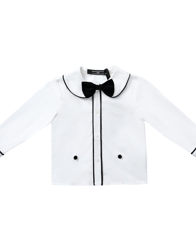 kids atelier moustache Classic Black Formal Set