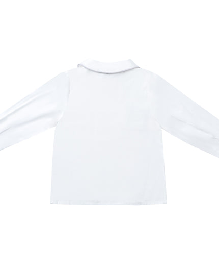 kids atelier moustache White & Grey Classic Baby Set